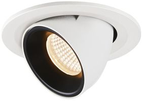 EB-LED-Downlight SLV NUMINOS GIMBLE S, 8.6W 250mA 670lm 2700K 55° ws/sz