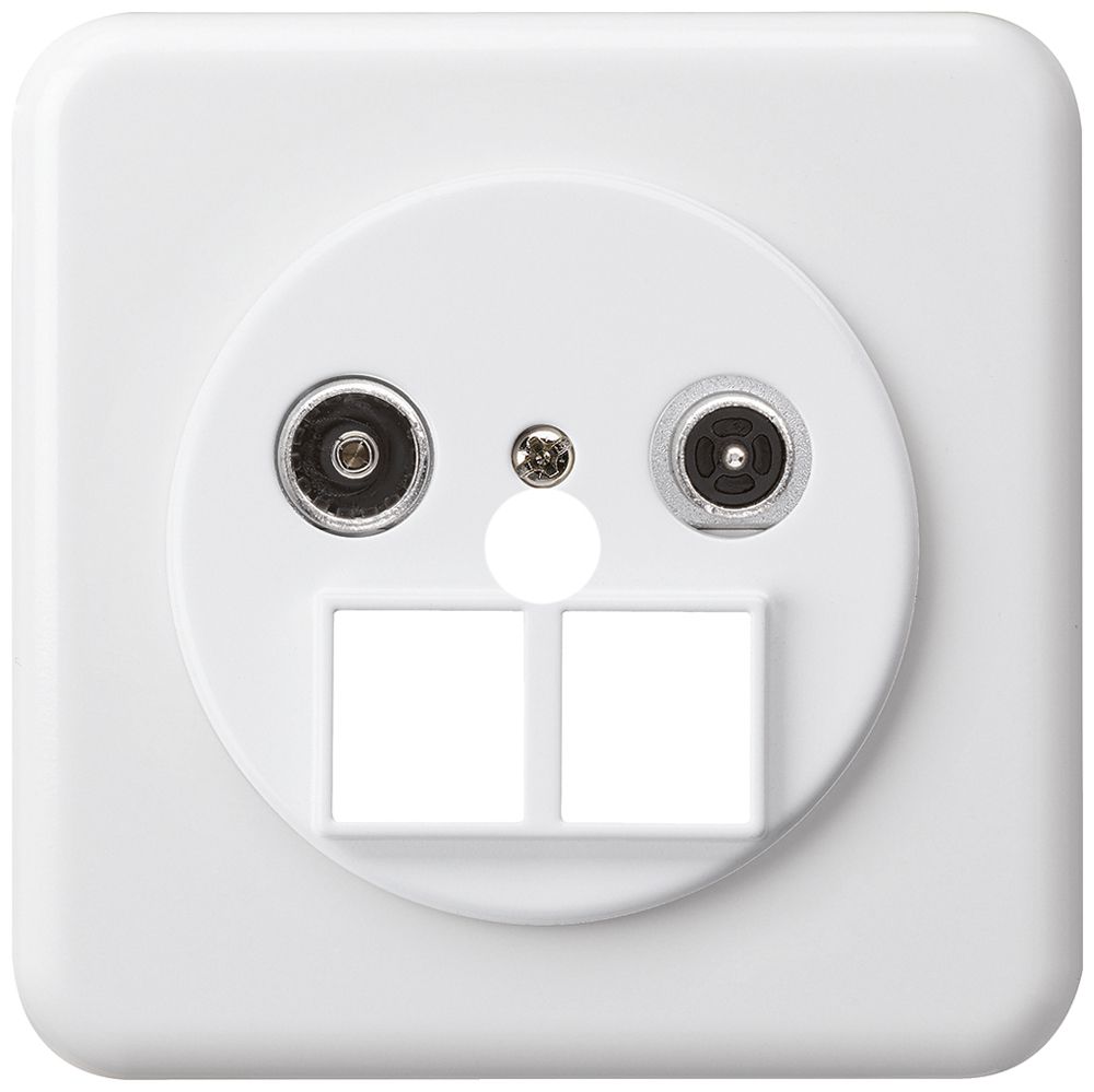 Prise multimédia ENC basico TV-R montage C 14dB 2GHz blanc