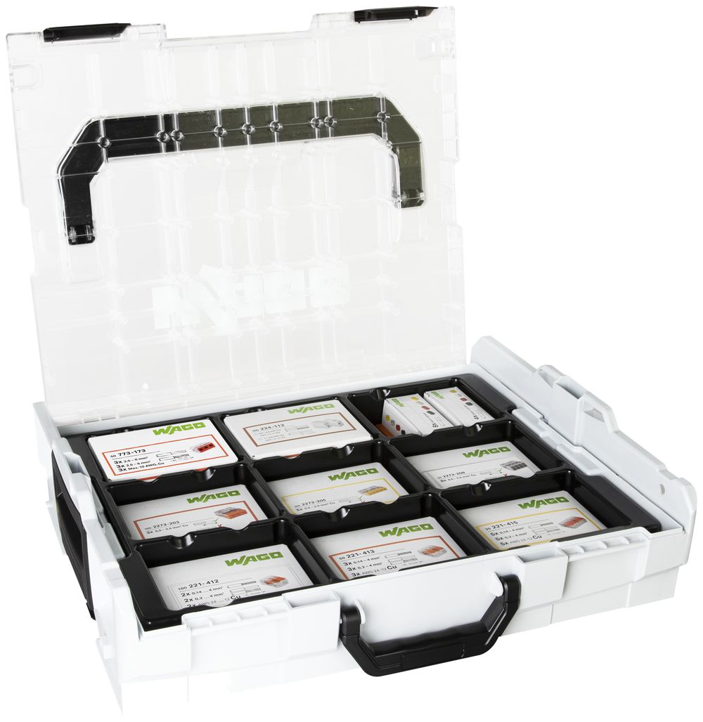 Jeu de bornes de connexion WAGO L-BOXX® 102 série 221/2273/773/224/243, 675 pcs