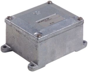 Abzweigdose Guss Woertz IA 2×M25 grau