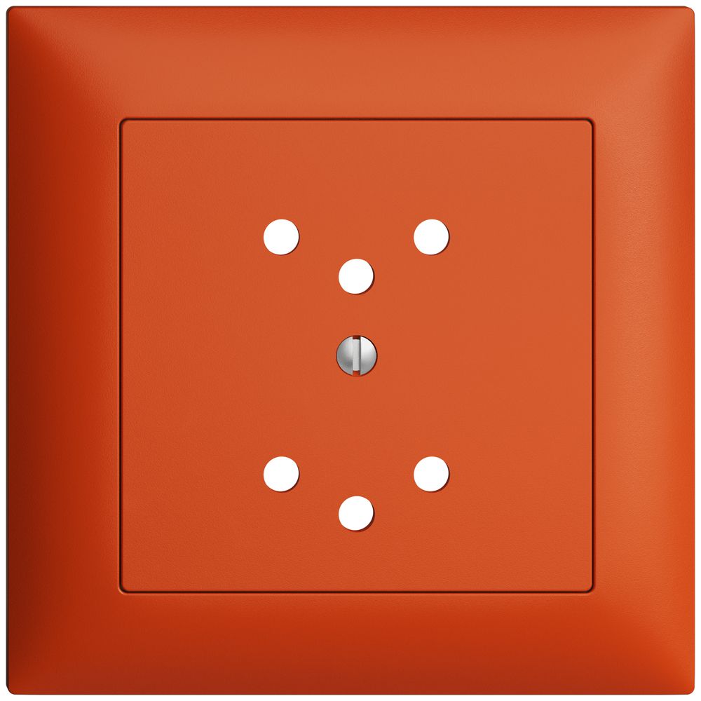 Kit frontale EDIZIOdue arancione 88×88mm 2×T12