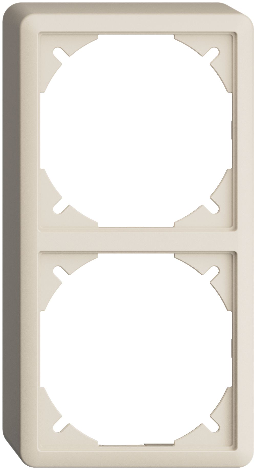 Capot EDIZIOdue 39mm I-I crema pour combinaison vertical/horizontal