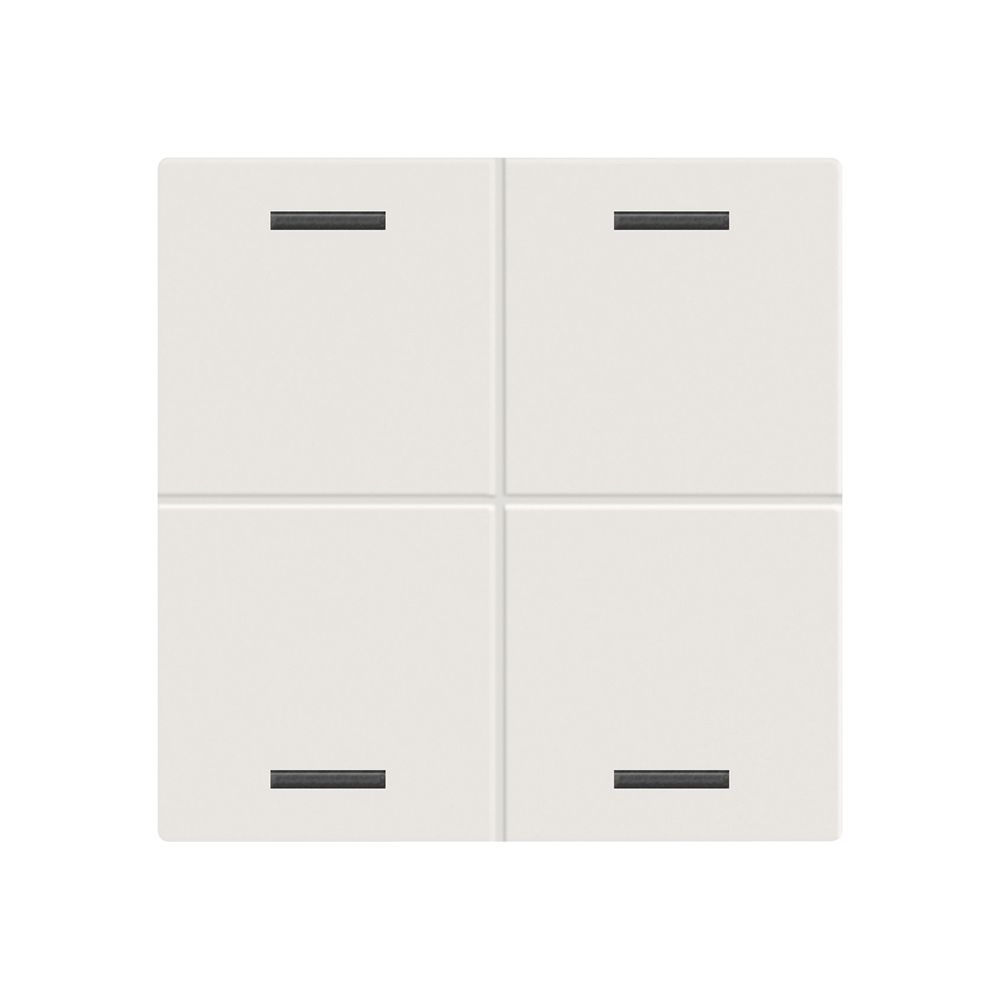 Bascule MDT BE-TAL60W411.01 1t/4a p.touches tactiles blanc mat "neutre"