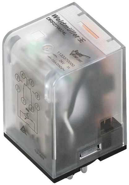 Relais WM DRR273220L 2CO AgSnO2 198…264VDC 10A/250VAC