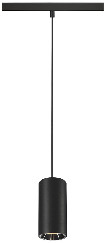 LED-Pendelleuchte SLV NUMINOS S 48V TRACK DALI 16W 1050lm 930 Ø60 sz/Cr 40°