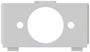 Multimedia-Modul kallysto M3 leer für 1 XLR Serie P Ø19mm hellgrau