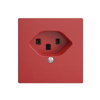 UP-Steckdose EDIZIOdue T23 16A berry, Schraubklemmen