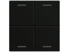 Bascule MDT BE-TAL60W416.01 1t/4a p.touches tactiles noir mat "neutre"