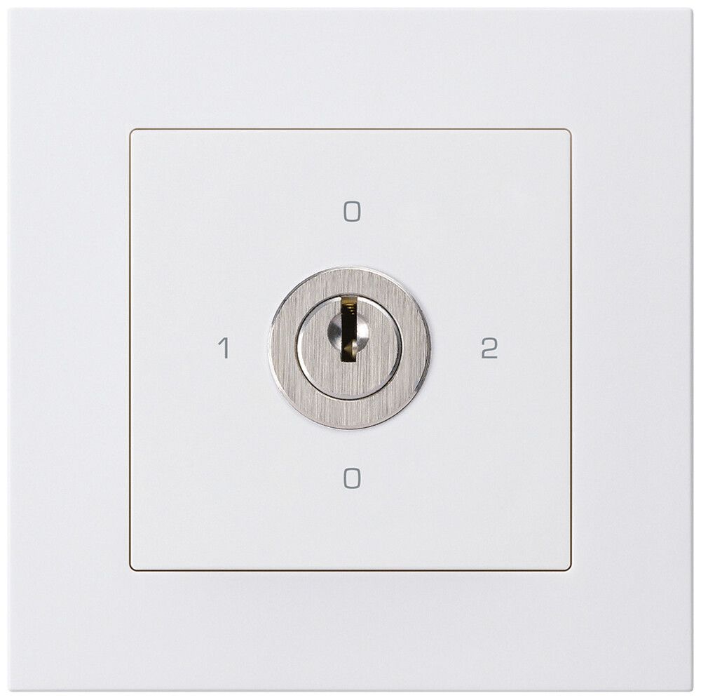 Interruttore rotativo INC kallysto.pro 2/1L bianco con serratura Kaba 8