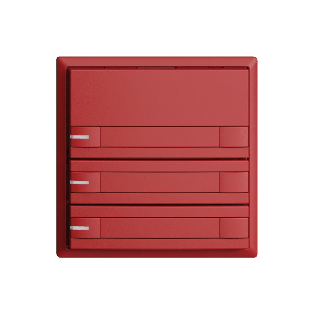 Poussoir KNX RGB EDUE, 250mW, a.LED RGB, papier, 3×poussoir, C.2×T., ber