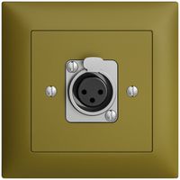 Kit de montage ENC EDIZIOdue XLR 3L P olive