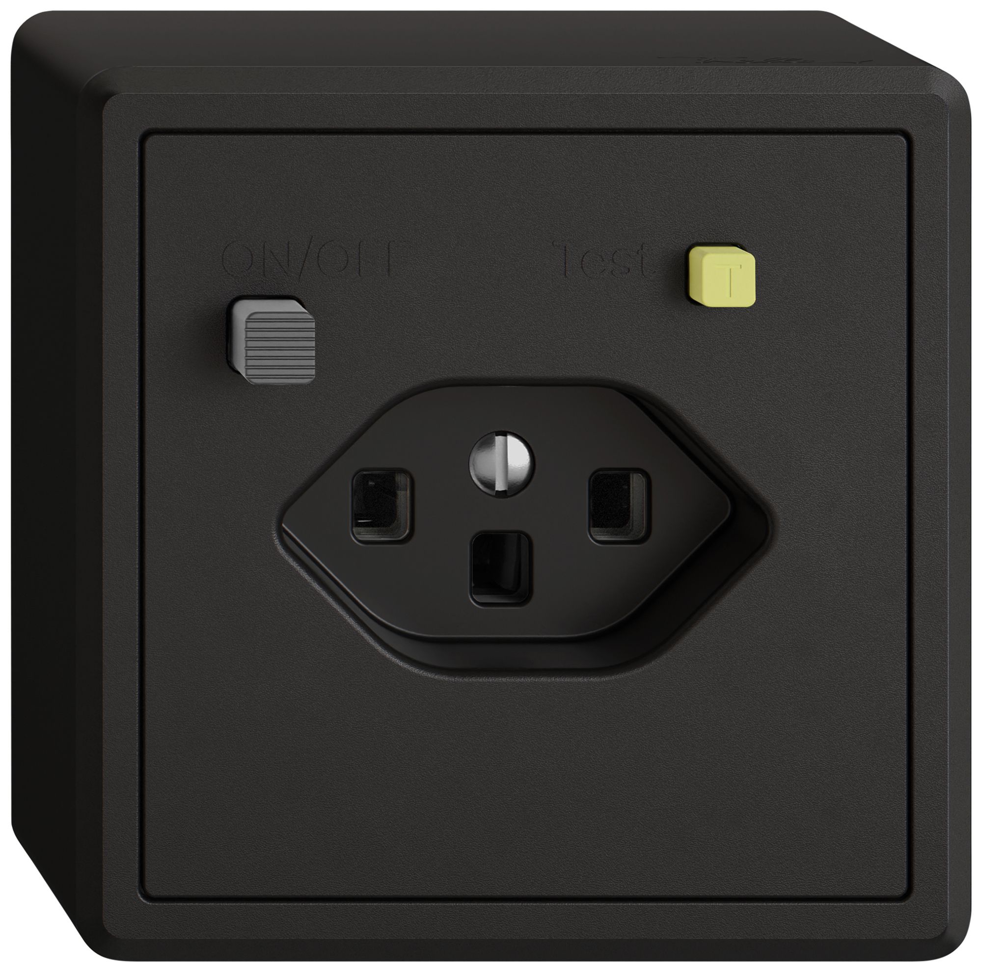 AP-Steckdose FI EDIZIO.liv 1×T23 sz