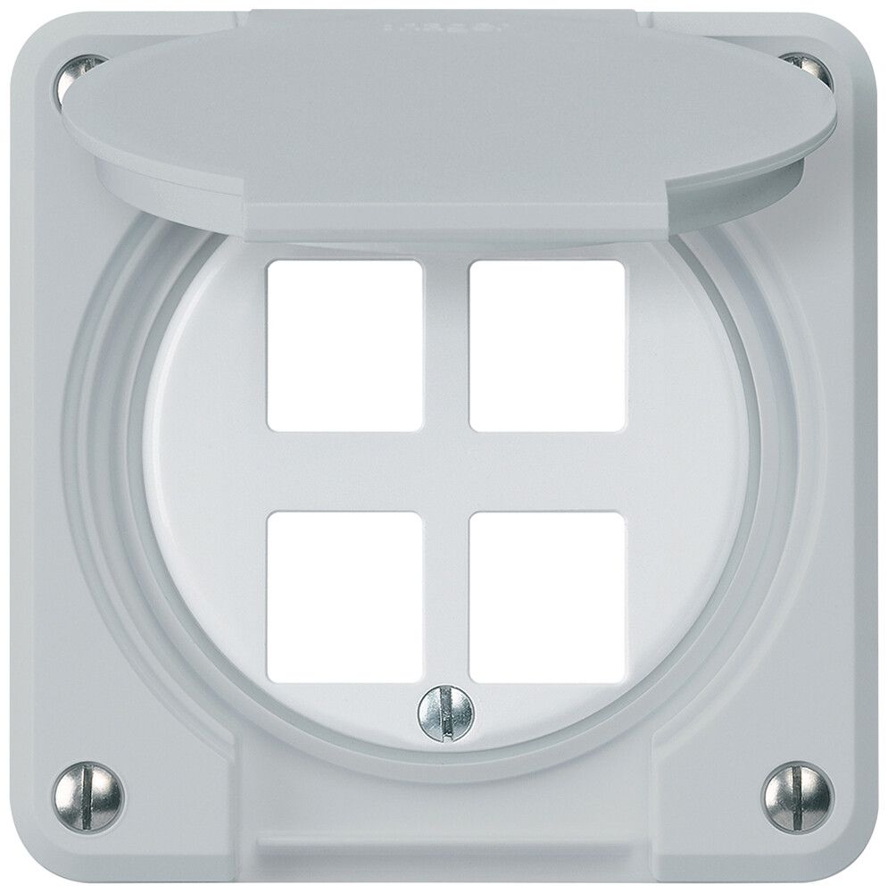 UP-Montageset robusto HMS IP55 grau für 4×Modul