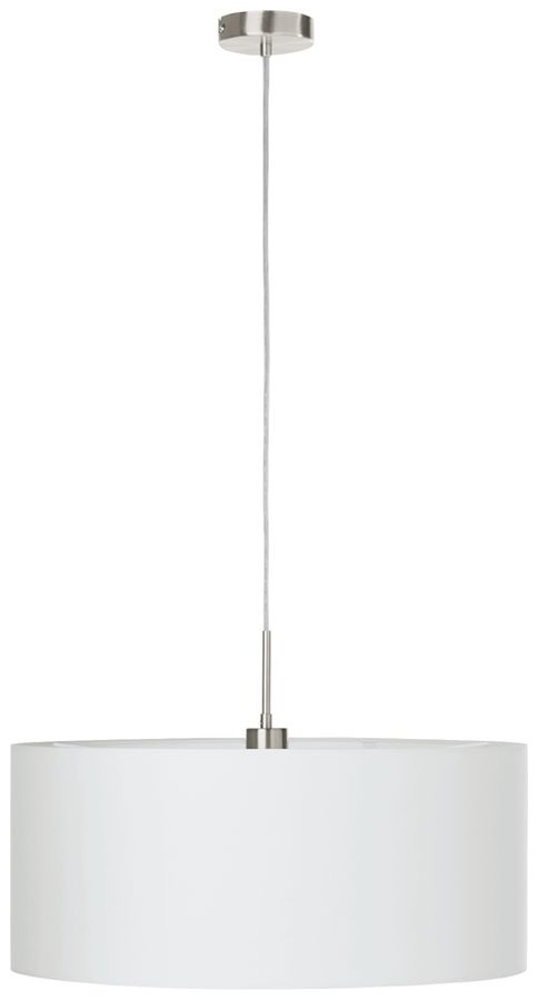 Pendelleuchte Eglo PASTERI E27 1×0…60W 530mm Nickel
