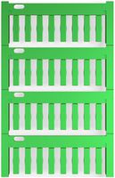 Etichetta per inserire Weidmüller VT-TM MultiCard 18×4mm PA66 verde