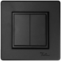 AP-Funktaster ALADIN EnOcean EDIZIO.liv 2K/2T batterielos schwarz