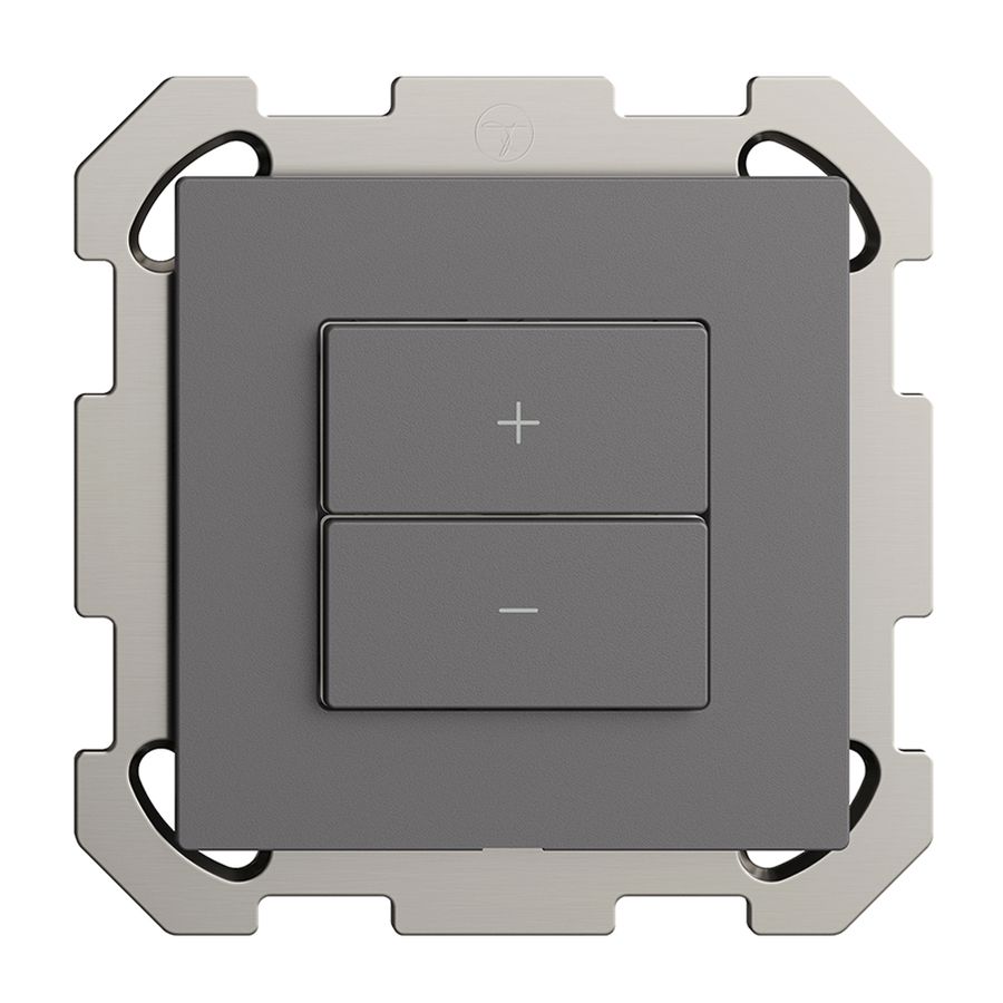 Dimmer DALI INC 1K/2T Edue Wiser grigio scuro