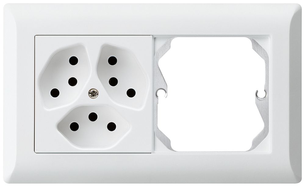 UP-Kombination kallysto.line Gr.I-I horizontal 3×Typ 13+leer weiss