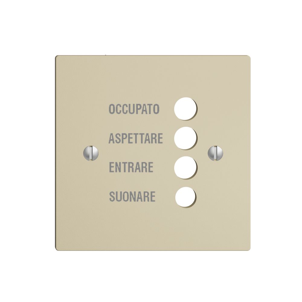 Frontplatte EDIZIOdue vanille, italienisch