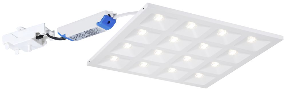 EB-LED-Deckenleuchte QUADRO 600×600 Multipower 1534W 4650lm 840 weiss