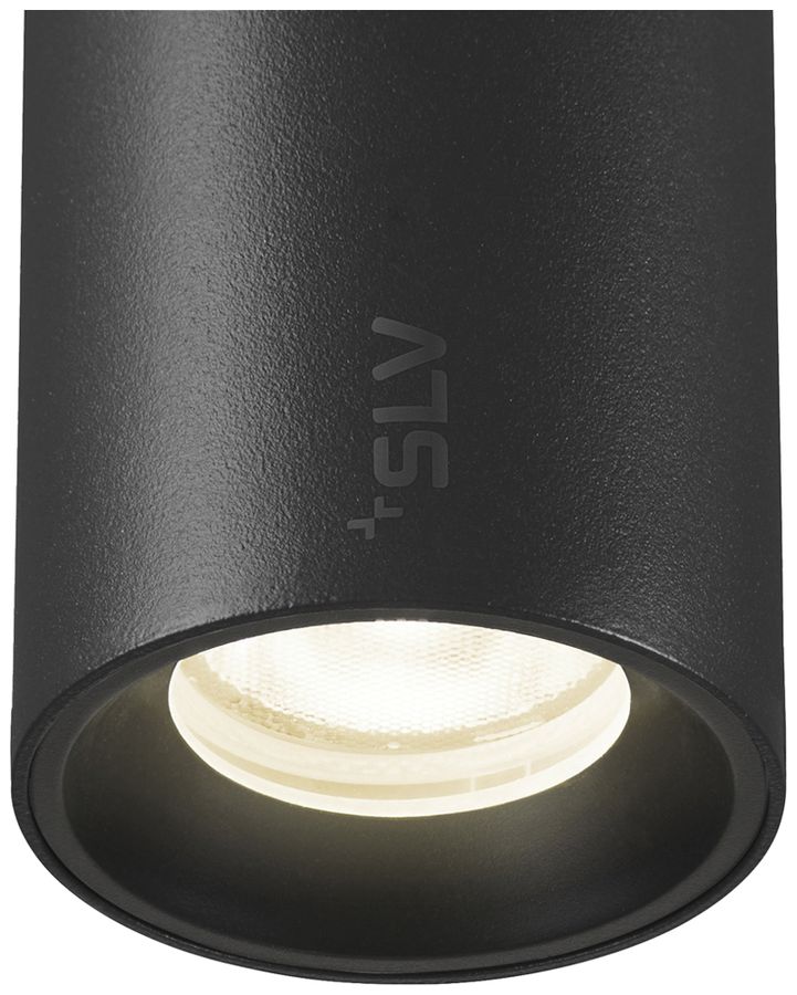 Spot LED SLV NUMINOS XS 1×8.7W 710lm 940 55° DALI 48V AD Ø50mm nero/nero