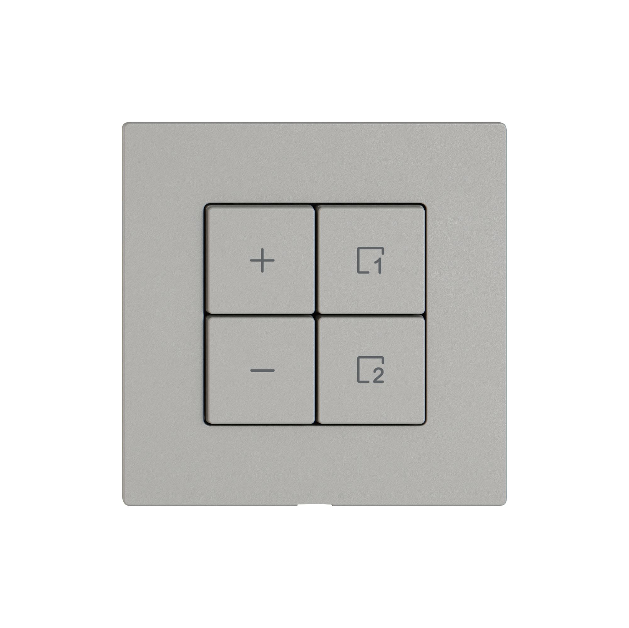 Kit di montaggio EDIZIO.liv Wiser SNAPFIX® p.dimmer 1C scena 4T grc