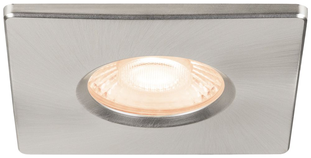 Abdeckung SLV UNIVERSAL IP65 Kunststoff 88×88×5.5mm Aluminium