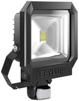 Projecteur LED ESYLUX AFL SUN, 30W 3000K 2400lm 227×86×290mm IP65, noir