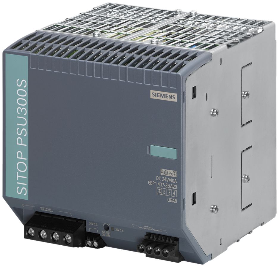 Stromversorgung Siemens SITOP PSU300S, IN:400…500VAC (3L), OUT:24VDC/40A