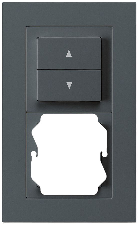 UP-Kombination kallysto.pro Gr.I-I vertikal Storenschalter+Schalter S3 anthrazit