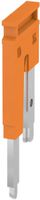 Querverbinder Weidmüller ZQV 35N/2 gesteckt 2L 16mm isoliert 125A orange