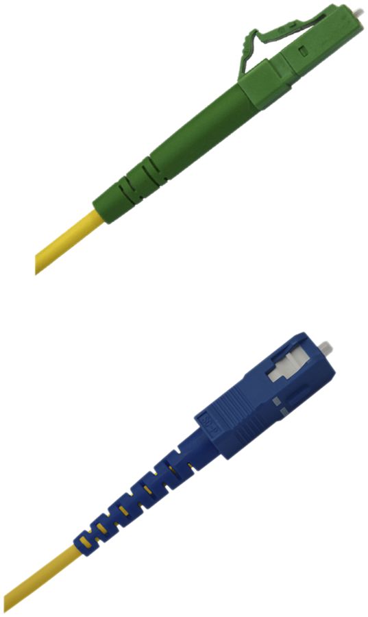 Cavo patch FO WISI Simplex OS2 9/125μm G.657.A2 LCAPC-SCPC giallo 3m