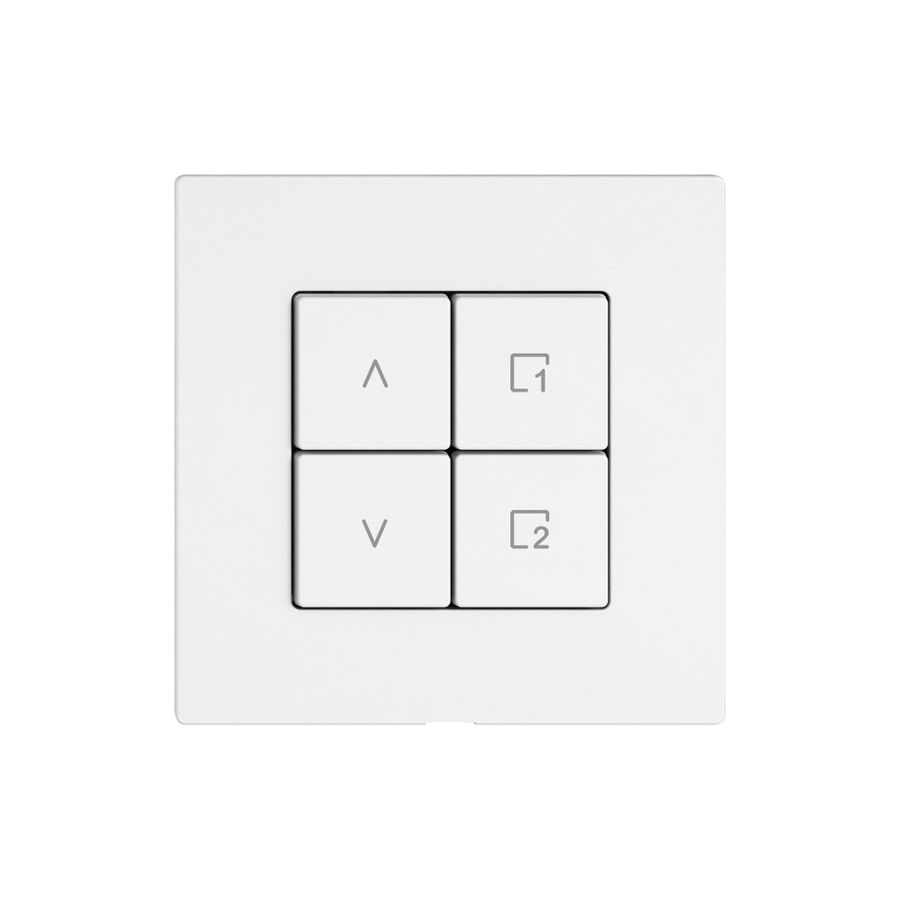 Comando per interruttore tapparelle EDIZIO.liv Wiser SNAPFIX® 1C sc.WLAN 4T bi