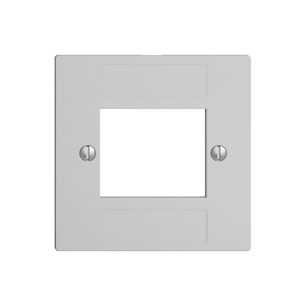Frontplatte 4×RJ45 ITplus EDIZIOdue hellgrau