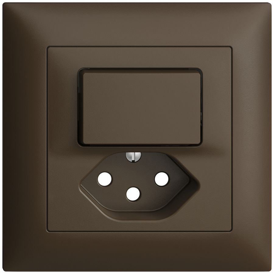 Frontset EDIZIOdue coffee 88×88mm T13