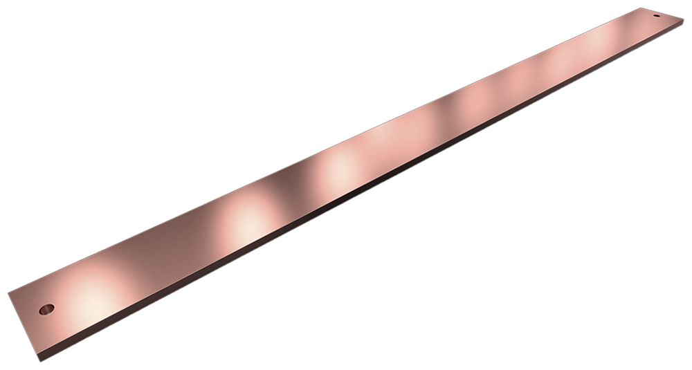 Flachleiter Rittal SV 9686.582 Kupfer E-Cu 1100×80×10mm 2Stk