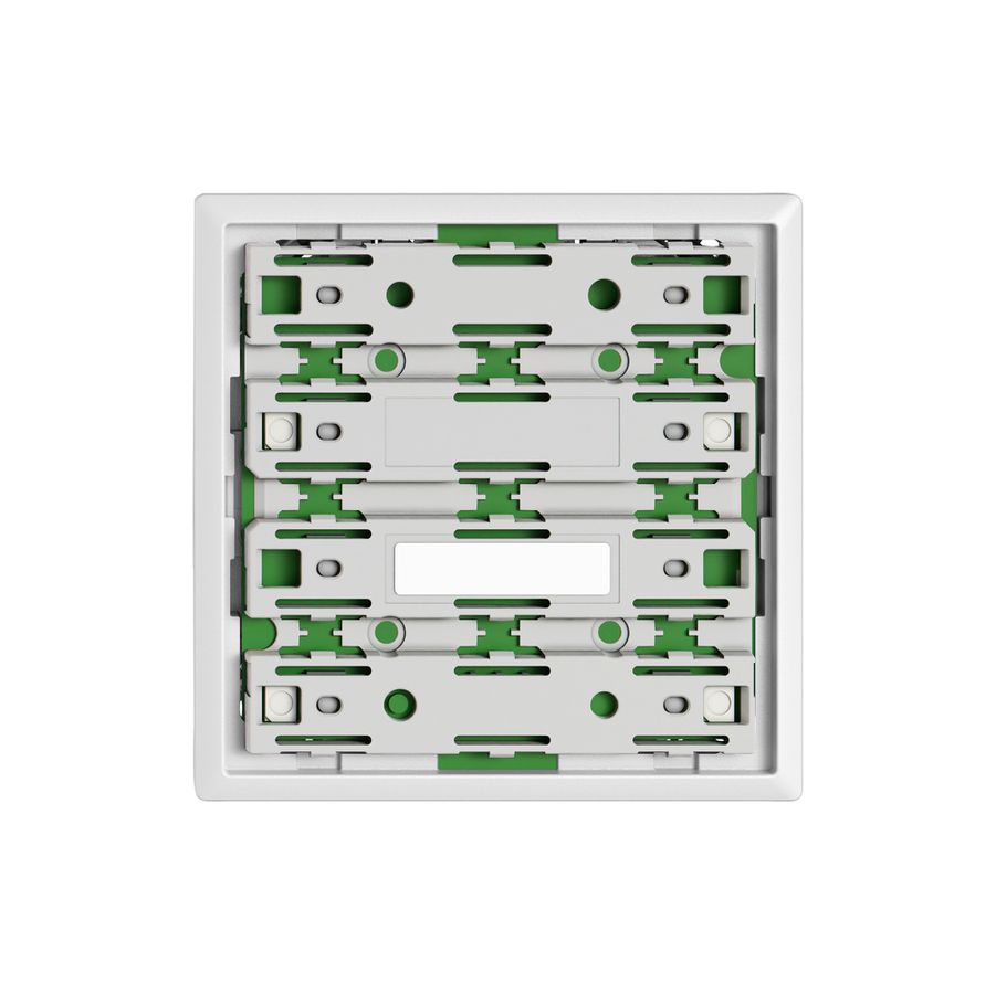 Frontplatte EDIZIO.liv SNAPFIX® für UNI-Taster 3912-2 mit LED ws