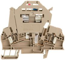 Morsetto fusible WM ZSI 2.5/LD 250AC connessione a molla 2.5mm² TS35 beige