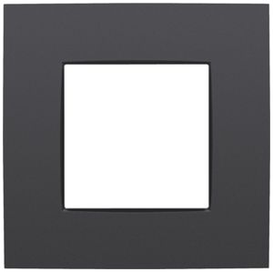 Abdeckrahmen Niko Intense 83×83mm lackiert anthrazit