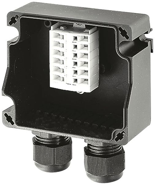 Abzweigdose Ex thuba 2×M25 für Kabel Ø4.5…17mm 6×Ex-e 4×PE IP66