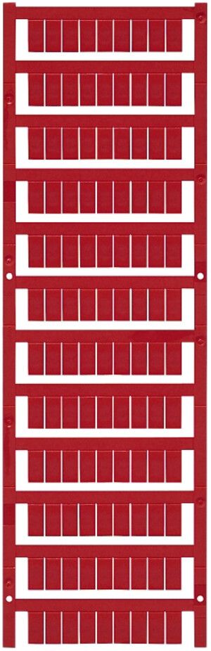 Klemmenmarkierer Weidmüller MultiCard WS 12×6.5mm PA66 rot