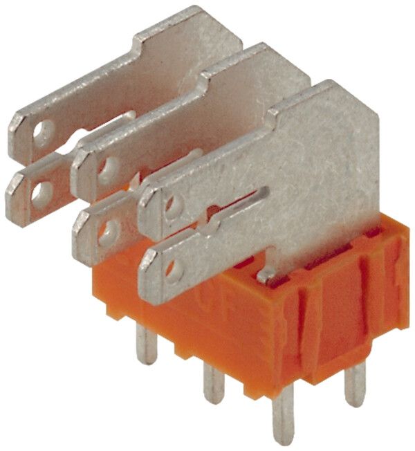 Leiterplattenklemme Weidmüller PCF 5.00 10L 90° Lötstift 3.5mm Flachstecker