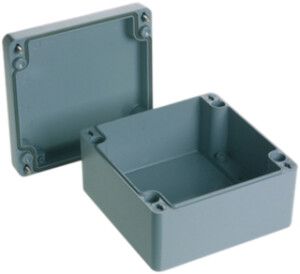 AP-Gehäuse Woertz Al 160×160×90mm grau IP65 Lithos