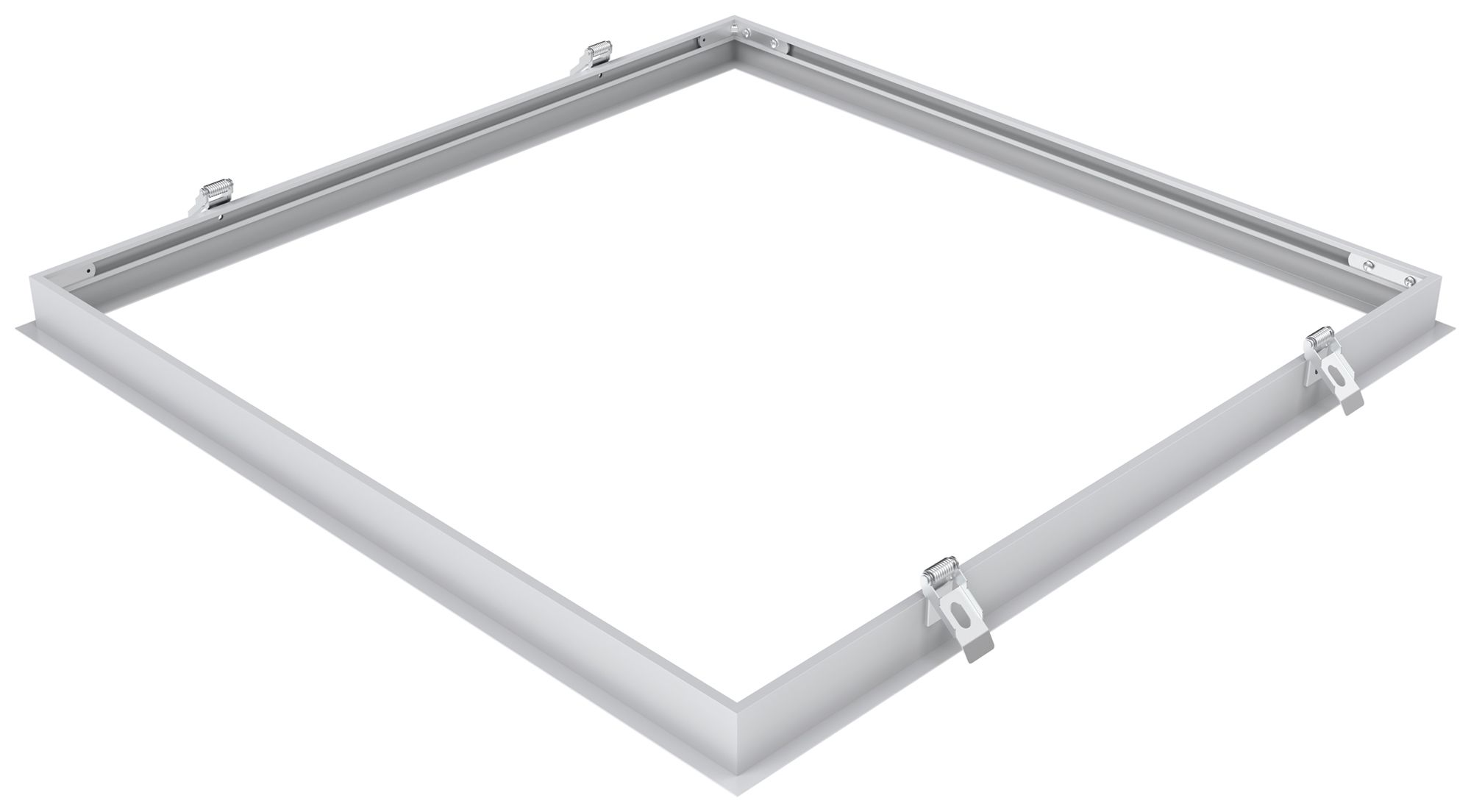 Einbaurahmen Sylvania Aluminium 677×677×38mm weiss