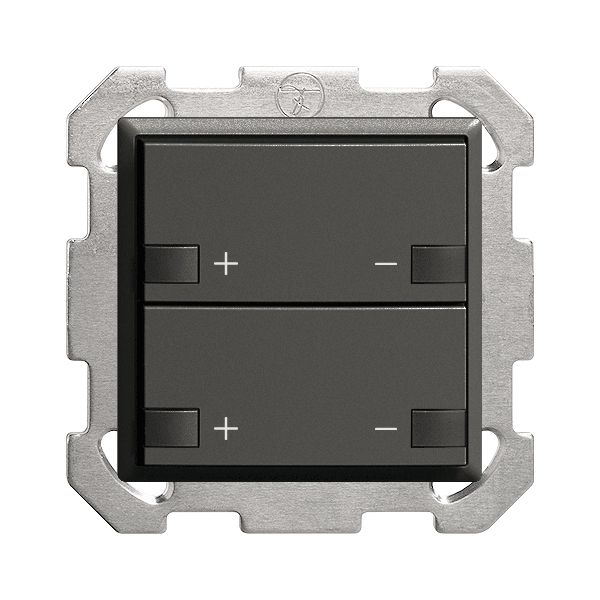 Variatore INC ZEP 2c/2t staz. centrale/secondaria EDIZIOdue nero