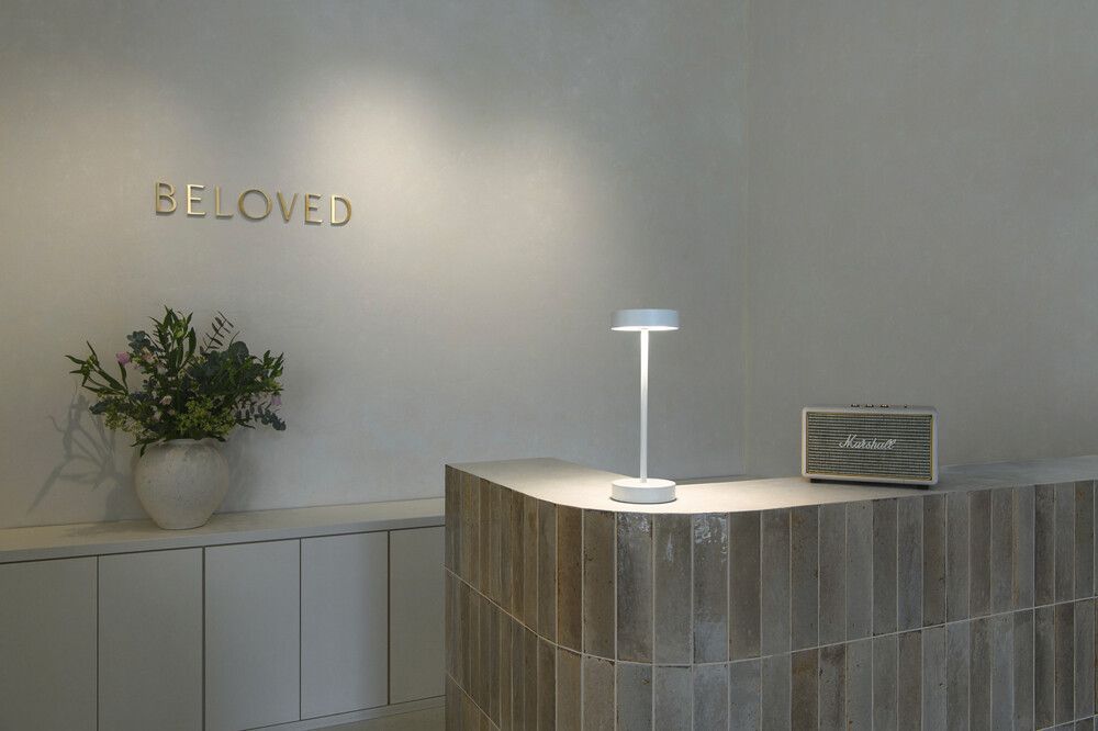 Lampada da tavolo LED SLV VINOLINA 2.2W 130lm 2700/3000K REG bianco