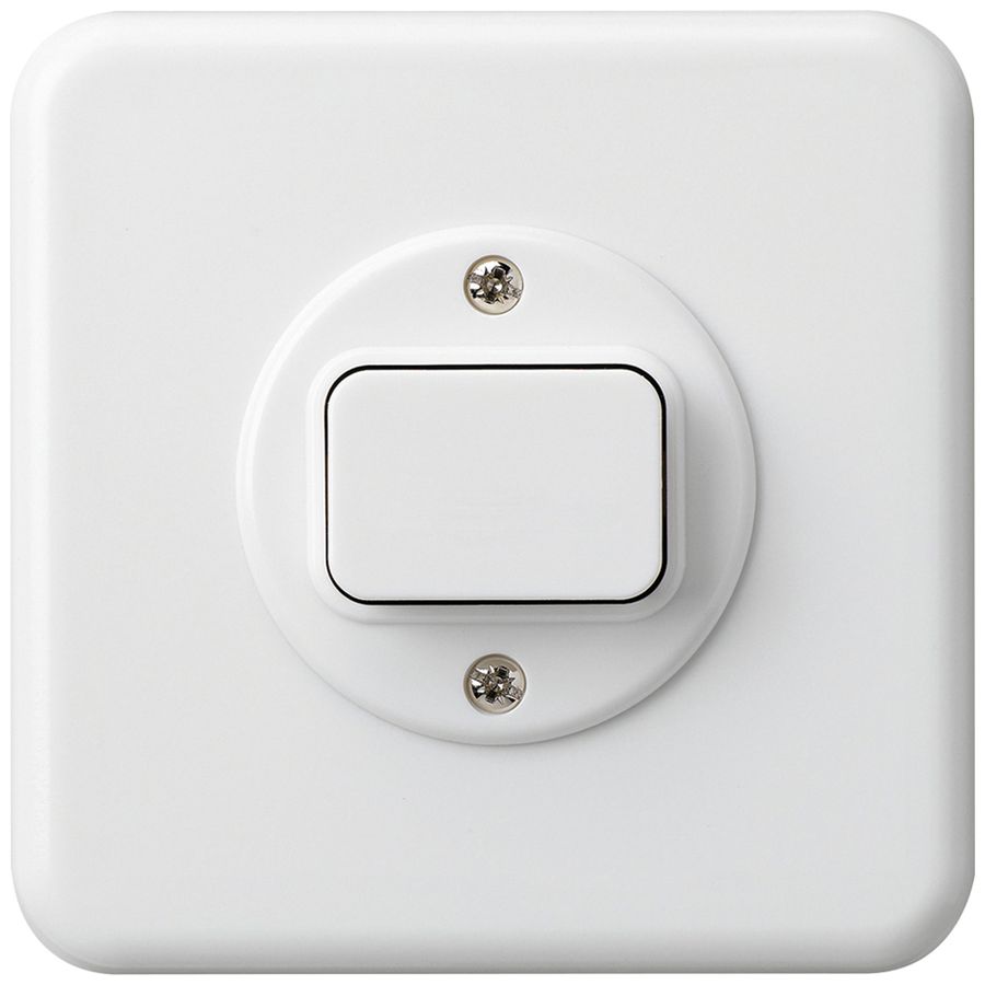 UP-Druckschalter basico 3/2L weiss