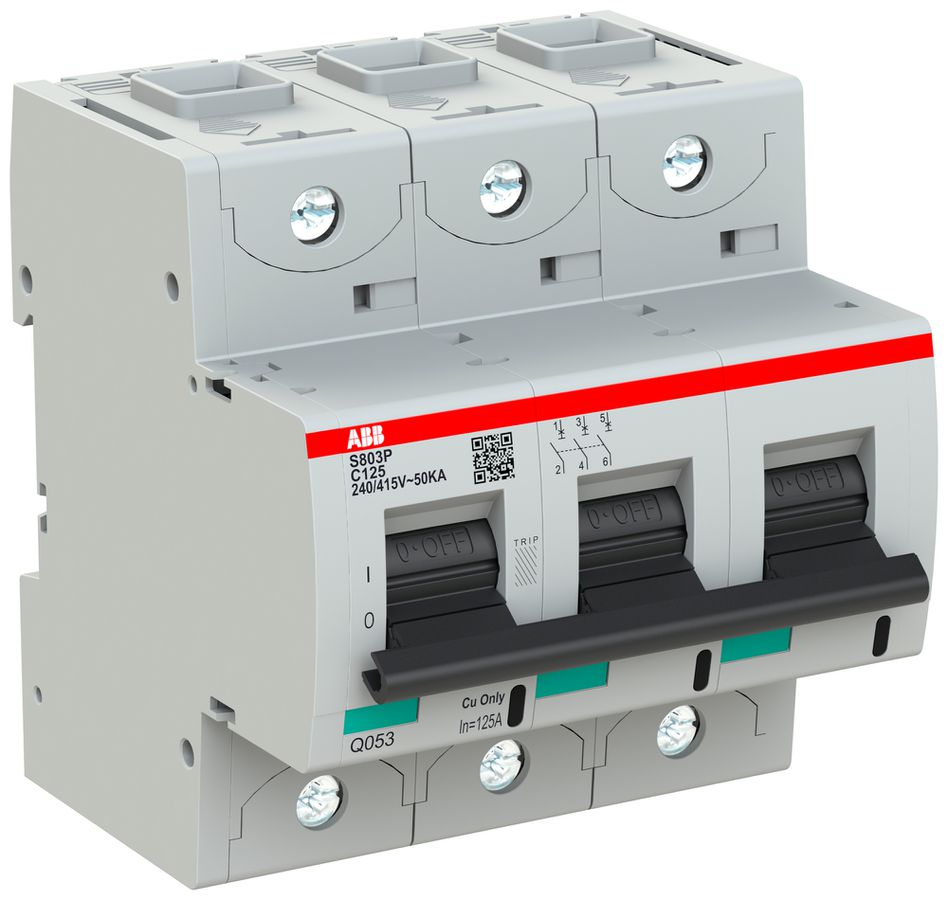 Leitungsschutzschalter ABB S803P-C125 3P 400V C-125A 50kA 5TE