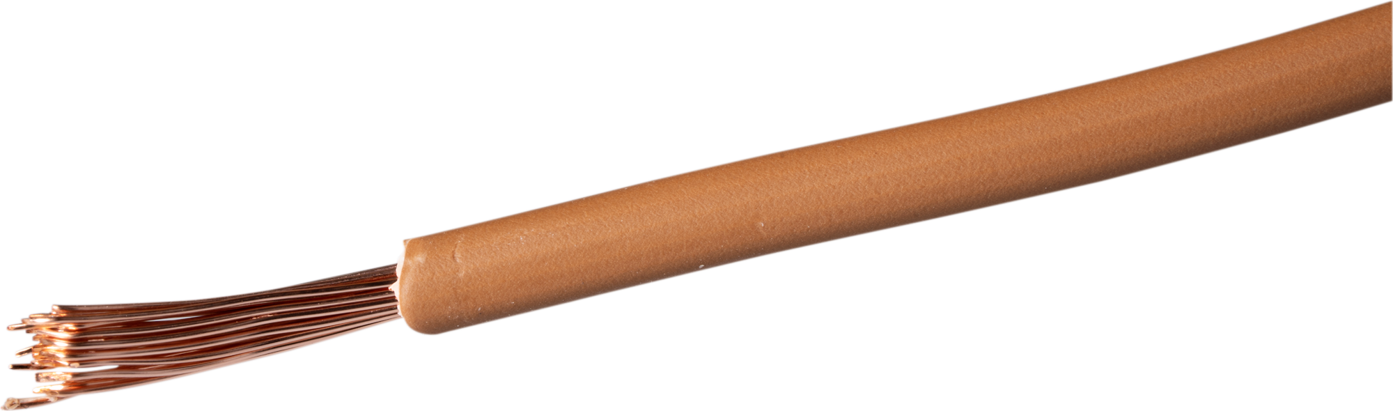 Toron T sans halogène 1.5mm² brun Eca, Bobine à 100m