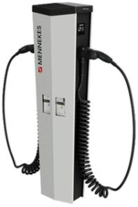 Ladestation AMEDIO Pro R 22 PnC 3PH 44kW 2×22kW IP54 352×1362×252mm 4m